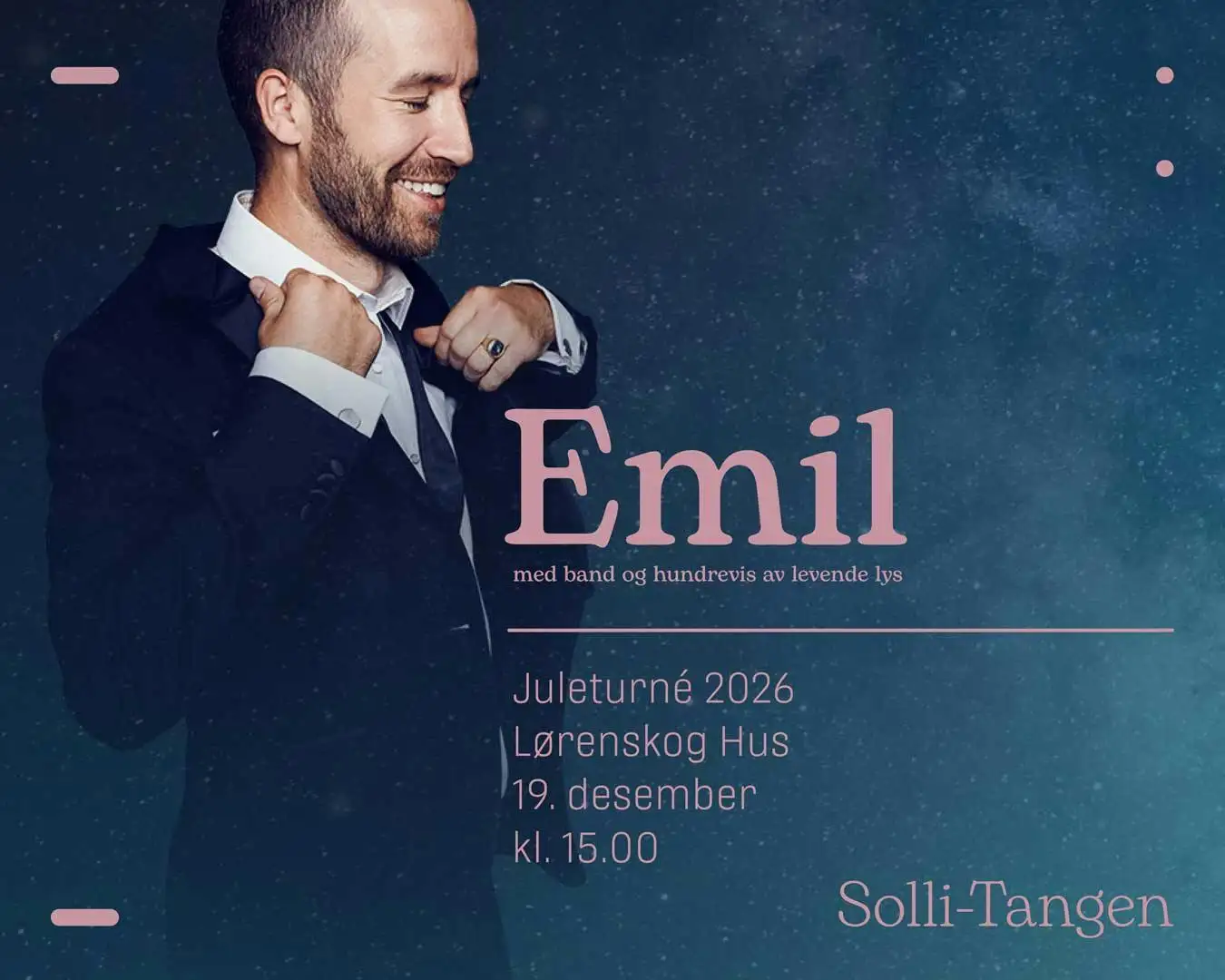 Emil Solli-Tangen “Midnatt” – en julekonsert - Kjøp