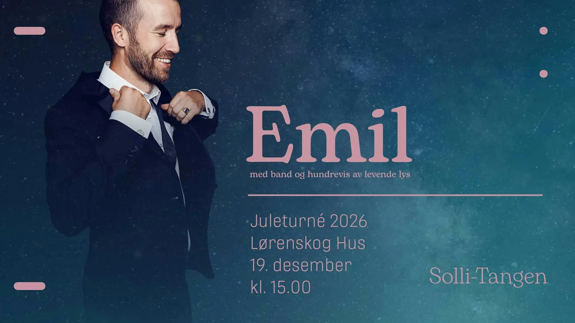 Emil Solli-Tangen “Midnatt” – en julekonsert - Kjøp