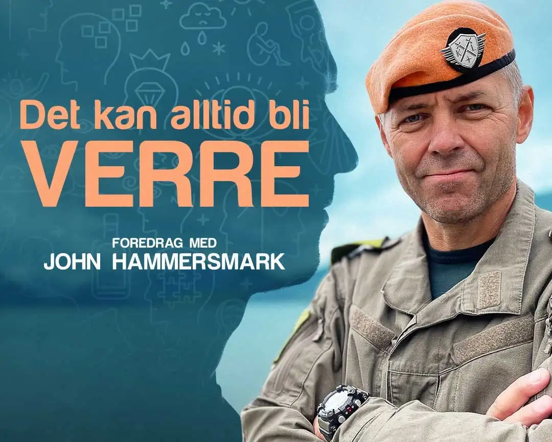 Det kan alltid bli verre – Foredrag med John Hammersmark - Kjøp