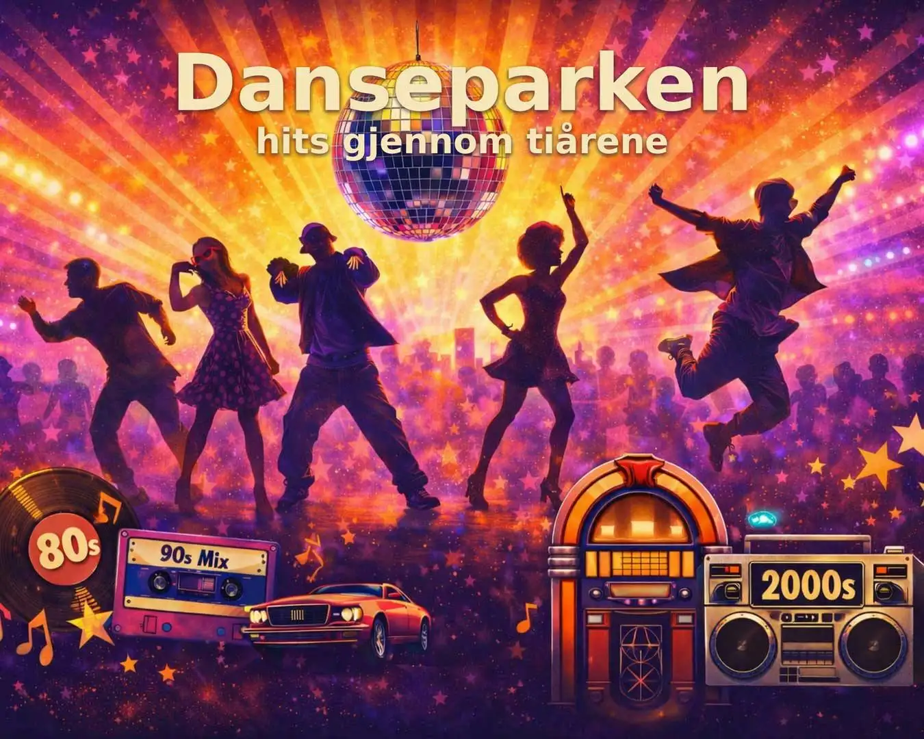 Tidsreise – Hits gjennom tiårene / Danseparken - Kjøp