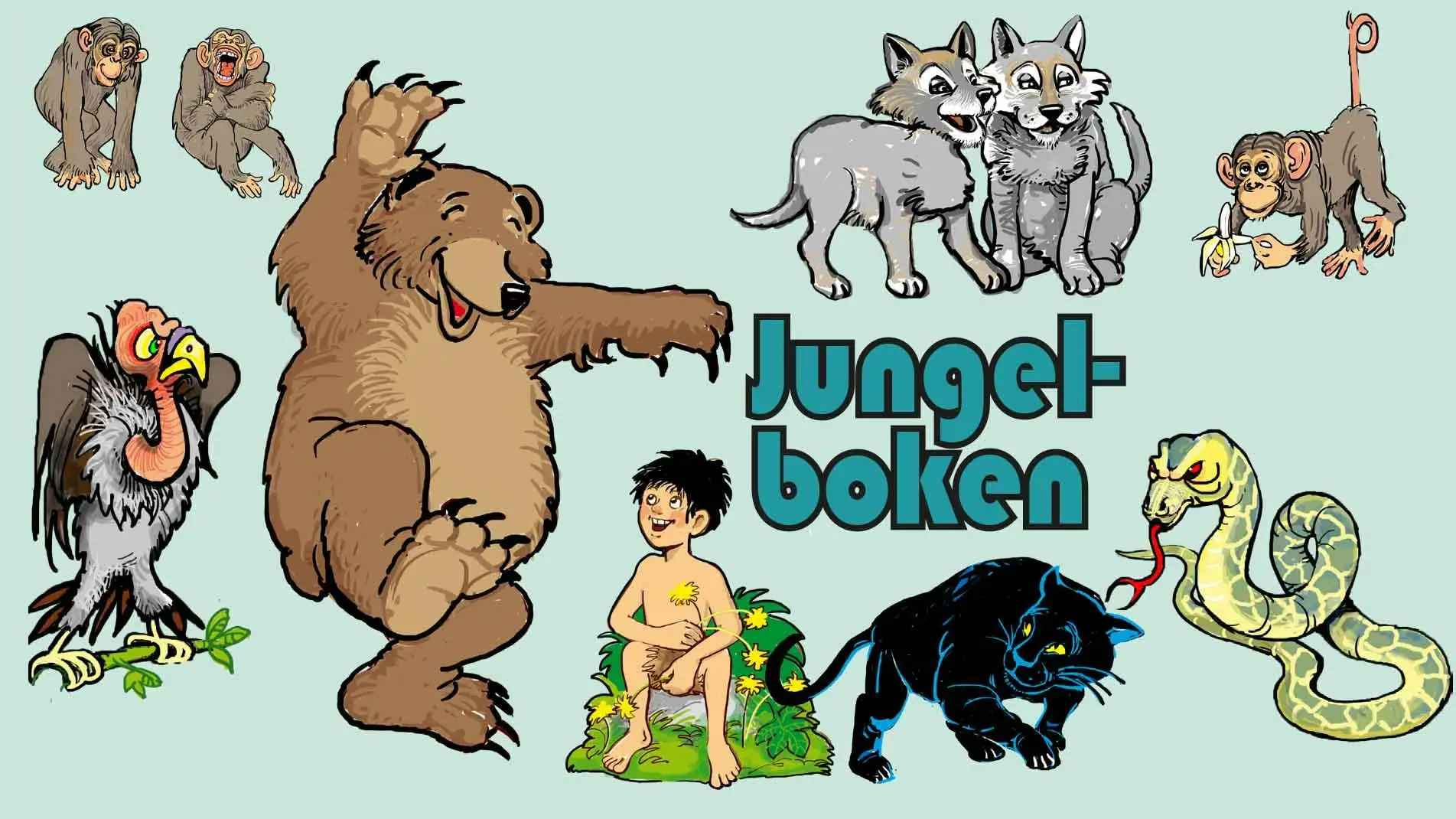 Skogblomsten Juba viser JUNGELBOKEN - Kjøp