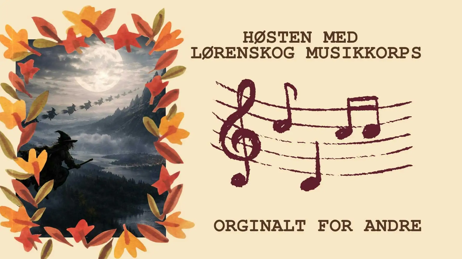 Høsten med Lørenskog musikkorps – Orginalt for andre - Kjøp