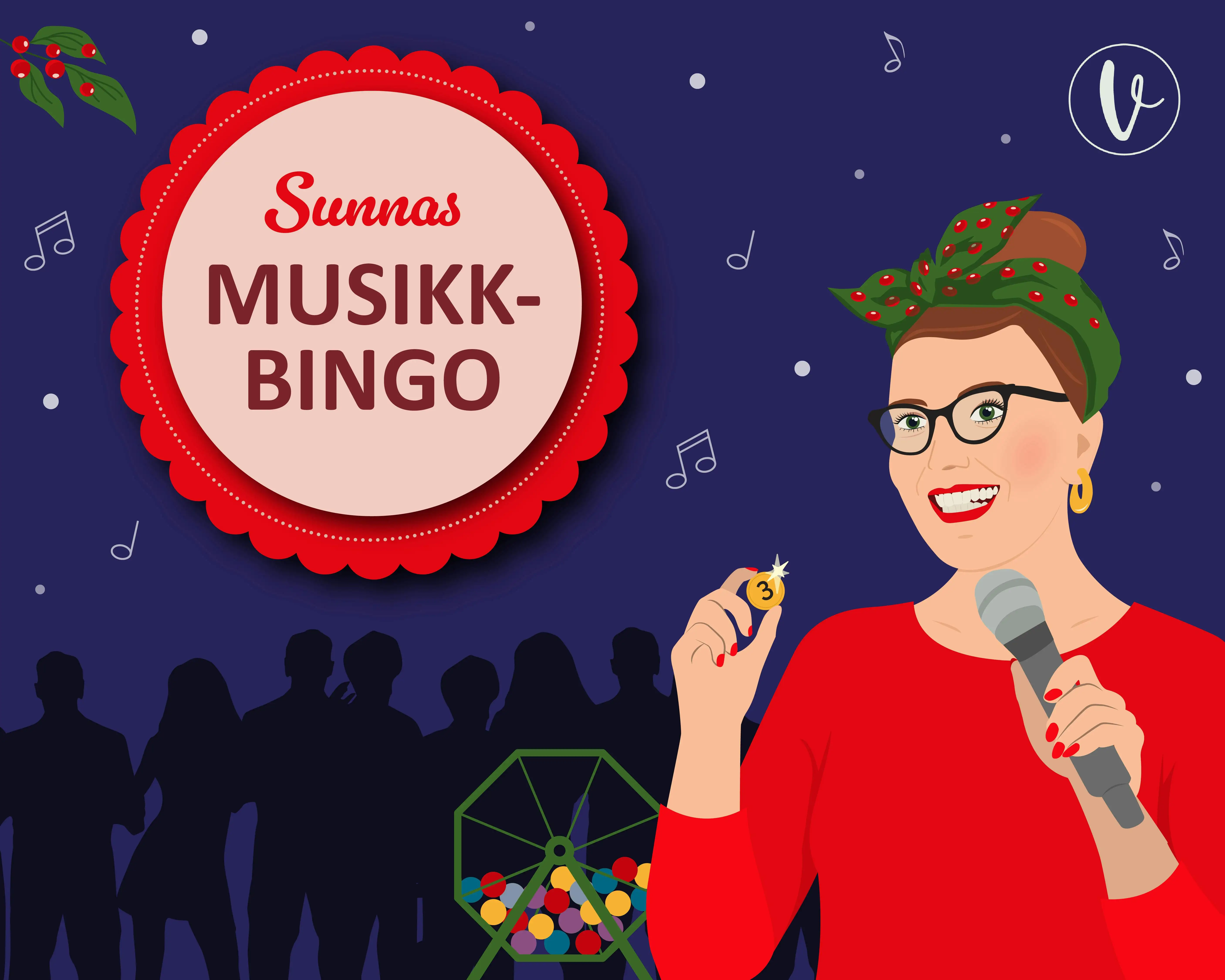 Julemusikkbingo i Storstua - Gratis!