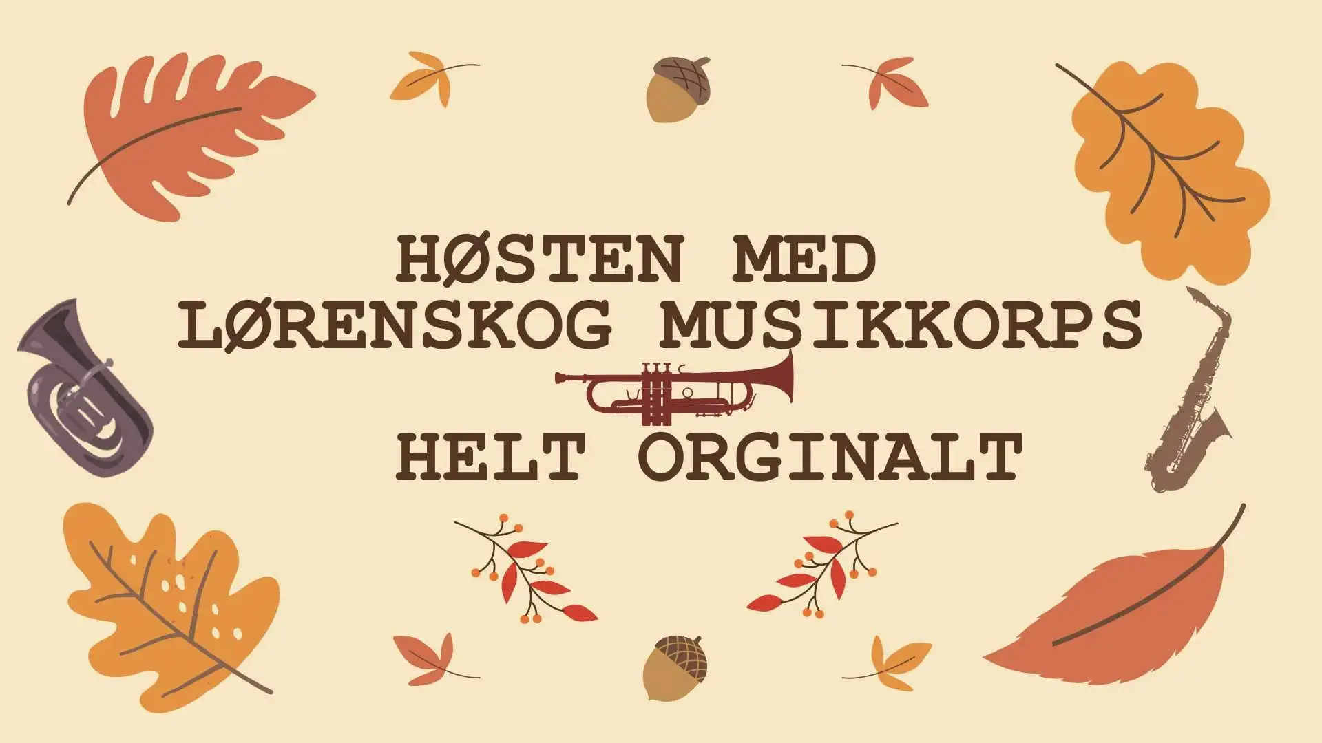 Høsten med Lørenskog musikkorps – Helt orginalt - Kjøp