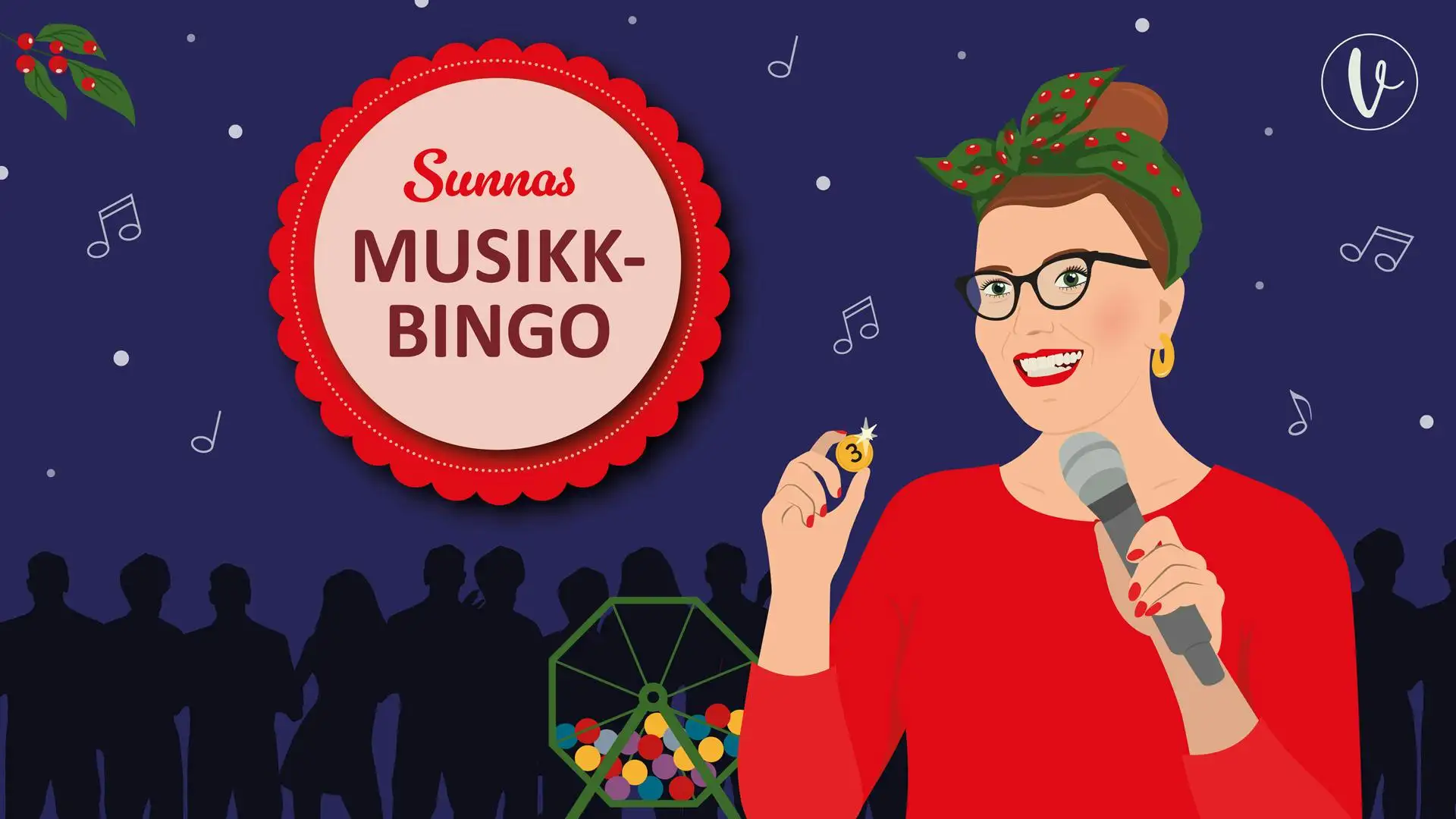 Julemusikkbingo i Storstua - Gratis!