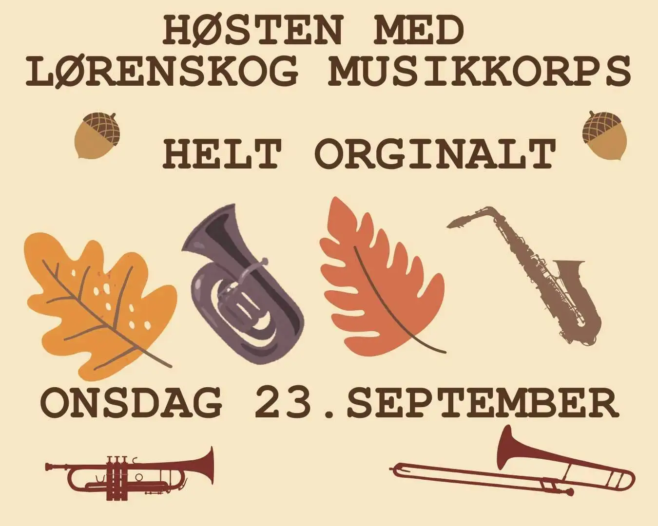 Høsten med Lørenskog musikkorps – Helt orginalt - Kjøp